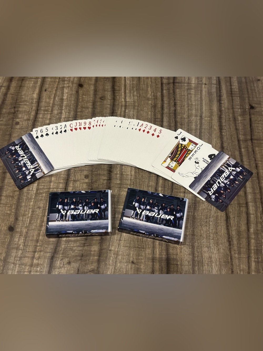 Bauer Hockey 2 Decks of Playing Cards New
